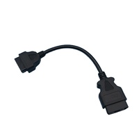 Cable de diagnóstico J1962 personalizado de fábrica para coches OBDII 16 pines macho y hembra excelente para uso en automóviles