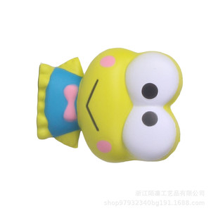 Pu Foam Frog Stress Relief Toy Cartoon Animal <b>Squishy</b> Gift For Kids And Adults - Product Image 3