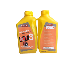 Venta caliente BOSIL DOT3 líquido de frenos de coche Alcohol éter Lubricante sintético certificado ISO9001 500ml - Product Image 1
