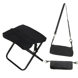 Outdoor Camping Folding Chair <b>Stool</b> with Storage Bag-<b>Portable</b> for Fishing Subway High-speed Rail & Travel - Product Image 1