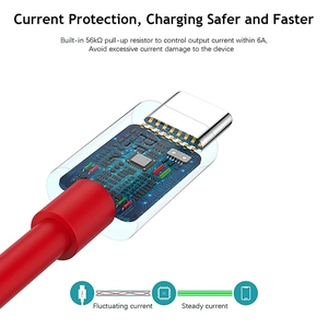 Cable USB Tipo-C de 240W 12A para OPPO <span class=keywords><strong>Realme</strong></span> <span class=keywords><strong>GT</strong></span> Neo3 <span class=keywords><strong>GT</strong></span> 2 Pro OnePlus 10T Ace Pro, Cargador Rápido SuperVOOC de 12A 240W, Cable Trenzado - Product Image 4