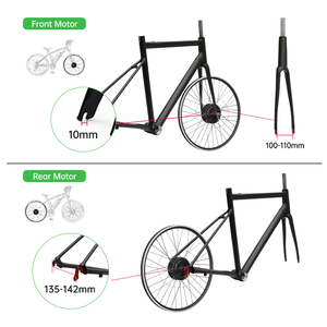 EU Cổ DIY 36V 250W 26 ''27.5' '29 ''Phía Sau Ổ Đĩa Xe Đạp Điện Hub Động Cơ Chuyển Đổi Bộ Dụng Cụ Với Bộ Điều Khiển - Product Image 5