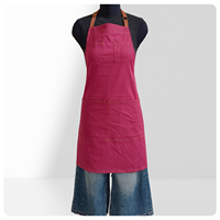 Tablier en toile de coton sans manches avec impression de logo personnalisé, anti-salissure, réutilisable, pour le nail art, vêtements de travail de cuisine, protection pour femme