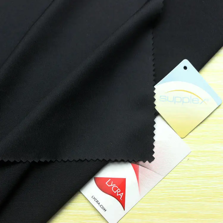 Dupont Invista Supplex Lycra Single Jersey maglia trama Stretch Nylon 66 Supplex Lycra Dry Fit Single Jersey tessuto per abbigliamento sportivo