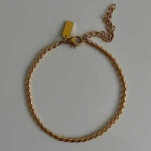 Collar de acero inoxidable chapado en oro clásico para mujer, accesorios a juego, novedad - Product Image 6
