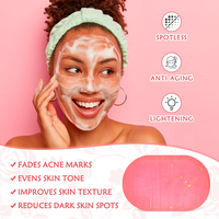 Savon Éclaircissant OEM/ODM Sous Marque Privée à l'Acide Kojique, Vitamine C et Niacinamide, Fait Main pour le Visage et le Corps, Idéal pour Peau Noire