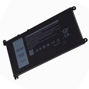 Batterie d'ordinateur portable YRDD6 42Wh Batterie Li-ion pour Dell Inspiron 14 <span class=keywords><strong>15</strong></span> 17 3000 <span class=keywords><strong>5000</strong></span> 3582 3593 <span class=keywords><strong>Vostro</strong></span> 5481 5581 5490 5590 3491 - Product Image 1