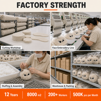 Porte-clés en peluche personnalisé, jouet miniature, animal mignon, porte-clés promotionnel en peluche, jouets en peluche personnalisés, vente en gros d'usine