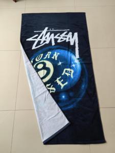 <span class=keywords><strong>2025</strong></span> nhỏ moq cá nhân đầy đủ màu sắc tùy chỉnh in quá khổ mềm bông <span class=keywords><strong>Velour</strong></span> bãi biển Khăn bơi du lịch Khăn - Product Image 3