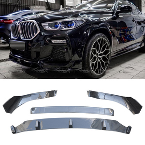 Lame de pare-choc avant à lèvre en carbone avec séparateur, accessoire pour voiture, <span class=keywords><strong>BMW</strong></span> G06 <span class=keywords><strong>X6M</strong></span> G05 X5M <span class=keywords><strong>2019</strong></span> + - Product Image 2