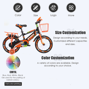Nuevo Diseño de Bicicleta Infantil con Ruedas de Entrenamiento y Canasta, de 12'', 14'', 16'', 18'' y <span class=keywords><strong>20</strong></span> <span class=keywords><strong>Pulgadas</strong></span>, para Niños de 3 a 14 Años - Product Image 2