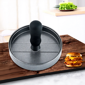 Presse à viande manuelle en aluminium avec revêtement antiadhésif pour la cuisine à domicile, hamburgers et galettes de viande <span class=keywords><strong>maison</strong></span> - Product Image 2