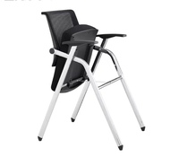 Chaise de bureau et de maison de style moderne avec table d'écriture, chaise de conférence pour l'école et la salle, en promotion