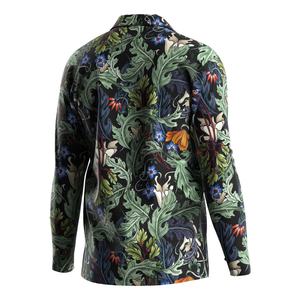 Chemise Hawaïenne Homme à Manches Longues Décontractée, Motif Floral Sublimé, Protection UV, Style Plage, T-shirt d'Été de Haute Qualité pour Hommes - Product Image 4