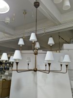 Luminaire suspendu minimaliste en laiton pour salle à manger, hall d'entrée, réception, décoration intérieure, entrée, chambre principale, couloir