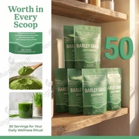 AegleWell Geconcentreerd Gerstegras Sap Poeder 250g Veganistisch Glutenvrij Non-GMO Rijk aan Chlorofyl Vitaminen Plantaardig Groen Superfood