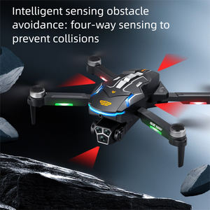 Cross-Border Beginner-Friendly FPV Foldable Plastic 8K HD Screen Dual <b>Camera</b> Remote Control Aircraft Obstacle Avoidance <b>Drone</b> - Product Image 4