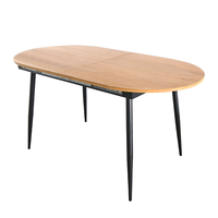Table à manger en bois traditionnelle convertible personnalisée, pliable, rétractable, écologique, moderne, pour hôtel, mobilier de salle à manger