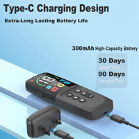 Intelligentes IP67 Wasserdichtes 800m Ferngesteuertes Anti-Bell LCD USB-C Lange Akkulaufzeit CE FCC Zertifiziertes Großhandelsprodukt für Hundetrainingshalsband