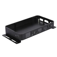 Mini PC de bureau pour jeux vidéo 15 pouces, format Mini-ITX, montage en rack, double carte mère, 1L, cadre ouvert, couleur personnalisable, aluminium blanc