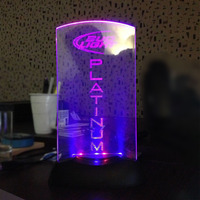 Support de menu lumineux personnalisé en acrylique LED pour restaurant, bar, café, affichage publicitaire promotionnel