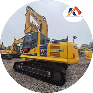 Excavadora de cadenas Komatsu PC200-8 original de Japón, máquina de construcción de 20 toneladas, calidad garantizada, certificación EPA CE, excavadora PC220. - Product Image 1