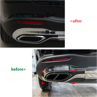 Kit carrosserie pour Mercedes Benz GLC-Class X254 GLC260 GLC300 AMG 2023+, tuyau d'échappement arrière, embout de silencieux, accessoires de voiture