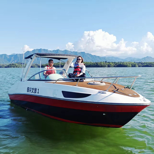 Flit-730, Fabricante de Barcos en China, Yate de Lujo de Fibra de Vidrio de 24 pies, Barco de Pesca Rápida con Media Cabina para Uso Familiar en el Agua - Product Image 2