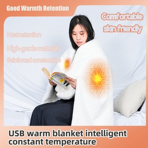 Hot Selling <b>USB</b>-Powered Carbon Fiber Blanket Wearable Far-Infrared for Car Office Outdoor Use Three Speed Temperature Control - Product Image 5