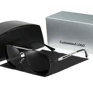 2022 fabrika Outlet moda erkek polarize güneş gözlüğü Metal çerçeve açık erkekler için güneş gözlüğü