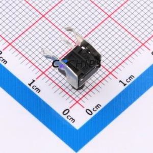 KH-6X6X9H-ZJ Tactile Switch Bent Lead Through Hole,6x6mm Switch Single Pole Single Throw Round Button Right Angle Insert 6mm - Product Image 2