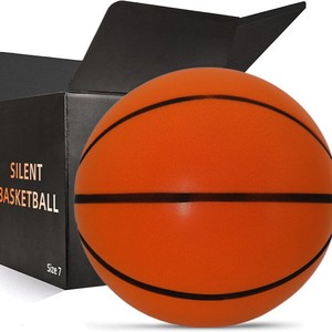 Palla da Basket Silenziosa Personalizzata per Allenamento, Alta Elasticità, Nucleo in Spugna ad Alta Densità, Pelle PU, Uso Interno, Pronta per il Gioco, Misura 7 - Product Image 5