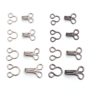 Crochets et œillets métalliques en gros pour usine, boucles invisibles pour <span class=keywords><strong>couture</strong></span>, crochets et œillets pour sous-vêtements, boutons-pression - Product Image 4
