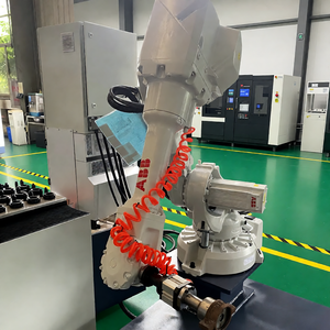 Máquina Pulidora Desbarbadora Automática con Componentes Clave: Rodamientos, Motor, Brazo Robótico, Equipo de Pulido de Grifos - Product Image 1
