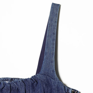 ZATRHMBM Primavera/Verano 2026 Nuevo <span class=keywords><strong>Vestido</strong></span> Vaquero Plisado sin Mangas de Moda Retro con <span class=keywords><strong>Tirantes</strong></span> Elegante <span class=keywords><strong>Vestido</strong></span> <span class=keywords><strong>Midi</strong></span> para Mujer - Product Image 4