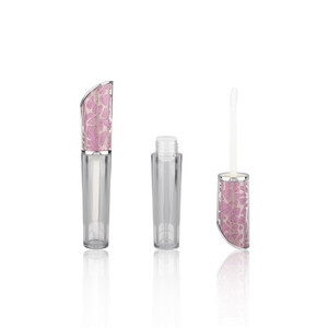 Custom Packaging Label Unique Luxury Pink Lipgloss Container Empty Cute Wand liquid lipstick Tube Big Brush Lip Gloss Tubes
