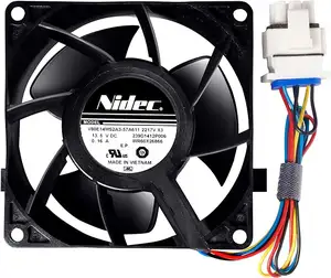 Nidec V80E14MS2A3-57A611 13.6v Refrigerator Evaporator Fan Motor OEM Compatible with ge Refrigerator