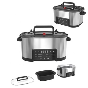 GTMC06 pentola a pressione Multi-fornello da 30 <span class=keywords><strong>Kpa</strong></span> con cestello per friggere 1400 <span class=keywords><strong>watt</strong></span> di riscaldamento laterale e inferiore - Product Image 6