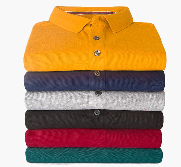 高品质凸纹面料定制polo衫散装批发男装正式条纹t恤马球供应商 - buy