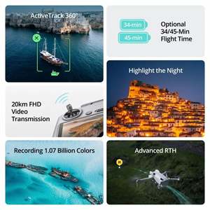 DJ I Mini 4 Pro <b>Drone</b> Fly More Combo <b>4K</b> HDR Video RC 2 Advanced Obstacle Sensing Commercial Use - Product Image 4