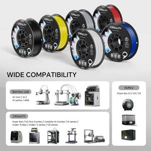 Filamento para Impresora 3D Creality Cr-abs, 1.75mm, 1kg, Negro, Resistente, Duradero y Termorresistente - Product Image 6