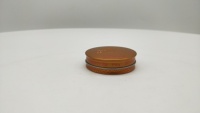 Boîte en étain ronde à deux pièces de haute qualité, gaufrée, avec logo personnalisé, pot à baume à lèvres en métal, petit contenant de luxe pour cosmétiques
