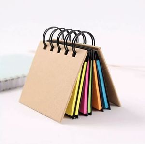 Stationery Sticky Notes Notepad School Supplies Office Winding Notebook <b>Memo</b> <b>Pad</b> Self-Adhesive - Product Image 3