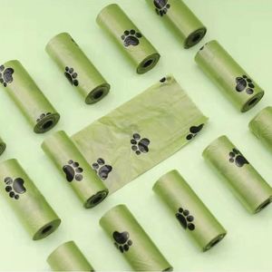 Custom Eco-Friendly Scented <b>Compostable</b> Biodegradable Dog Poop <b>Bags</b> with Cornstarch+PLA+PBAT Material 4 Packs/Box - Product Image 2