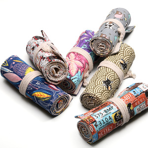 Astuccio Portamatite Artigianale con Stampa Gufo, 12/24/36/48/72 Scomparti, Grande Capacità, per Ragazzi e Ragazze, per Matite Colorate e Materiali da Disegno - Product Image 4