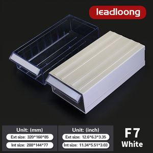 F7 320*160*85Mm Bán Buôn Công Suất Lớn Nhựa Ngăn Kéo Bộ Phận Lưu Trữ Bin Nhựa Ngăn Kéo Hộp Lưu Trữ Cho Các Bộ Phận Nhỏ - Product Image 2