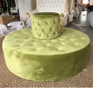 2020 热销顶级品质 luxduus 重型绿色圆形现代沙发 5 年保修