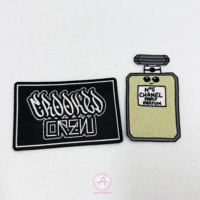 Dessin animé canard Anime broderie Patch mode coudre circulaire Chenille patchs pour vêtements accessoires tissé Technique cuir
