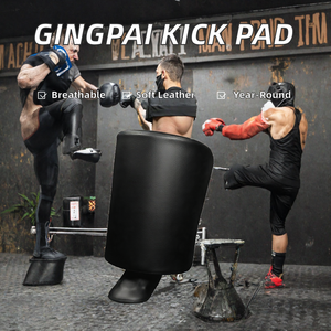 แผ่นรองเตะหนังไมโครไฟเบอร์ สำหรับฝึกซ้อมมวยไทย MMA ระบายอากาศได้ดี ป้องกันการบาดเจ็บ - Product Image 2