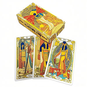 Caja <span class=keywords><strong>de</strong></span> <span class=keywords><strong>cartas</strong></span> <span class=keywords><strong>de</strong></span> oráculo con bordes <span class=keywords><strong>de</strong></span> lámina <span class=keywords><strong>de</strong></span> oro personalizada, libro <span class=keywords><strong>de</strong></span> instrucciones <span class=keywords><strong>de</strong></span> impresión <span class=keywords><strong>de</strong></span> <span class=keywords><strong>cartas</strong></span> <span class=keywords><strong>de</strong></span> Tarot del proveedor <span class=keywords><strong>de</strong></span> China, naipes <span class=keywords><strong>de</strong></span> calidad Premium - Product Image 1